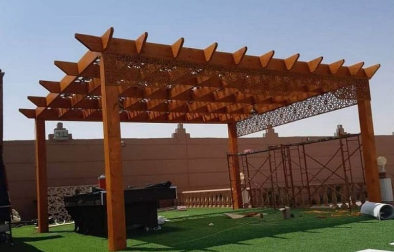  برجولات فوق سطح منزل تركيب جلسات اسطح برجولات خشبية الدمام الخبر الشرقية 0560652757
