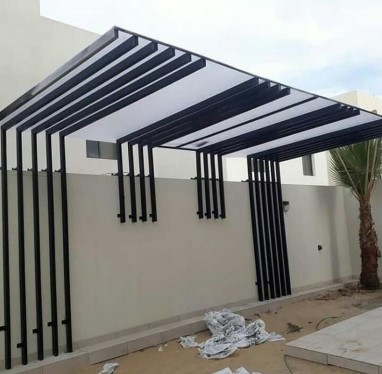 مظلات لكسان | رقم افضل حداد تركيب مظلات اللكسان الشفافة 0560652757