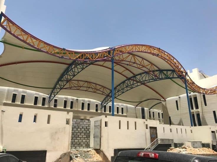 مظلات مدارس الشرقية باعلى المواصفات طبقا لمعايير وزارة التربية والتعليم معتمدة العام 2025 تركيب مظلات مدارس